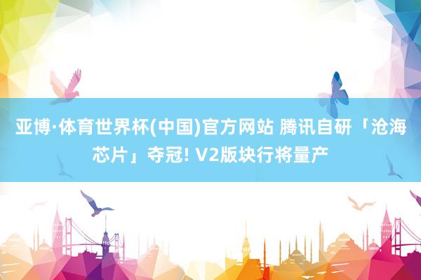 亚博·体育世界杯(中国)官方网站 腾讯自研「沧海芯片」夺冠! V2版块行将量产