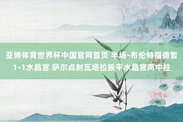 亚博体育世界杯中国官网首页 半场-布伦特福德暂1-1水晶宫 萨尔点射瓦塔拉扳平水晶宫两中柱