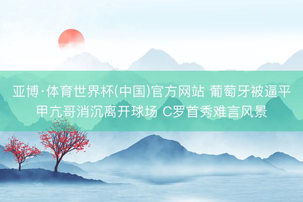 亚博·体育世界杯(中国)官方网站 葡萄牙被逼平甲亢哥消沉离开球场 C罗首秀难言风景